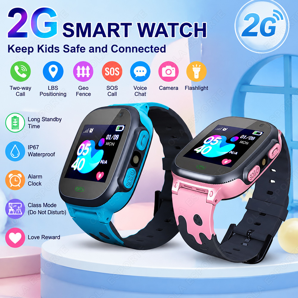 Smartwatch Watches For Kids With Gps - Novo Relógio Inteligente Infantil com Tela