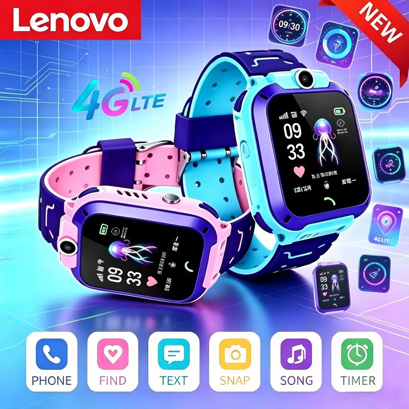 Smartwatch Watches For Kids With Gps - Novo smartwatch Lenovo com função SOS,