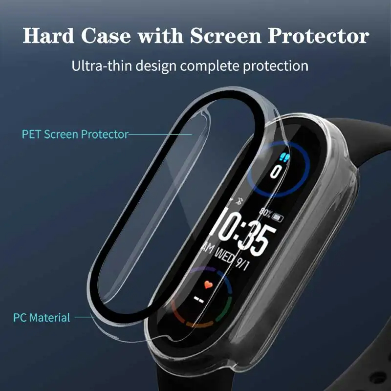 Capa de vidro temperado + PC p - Smartwatch Watches For Girls avaliação e preço