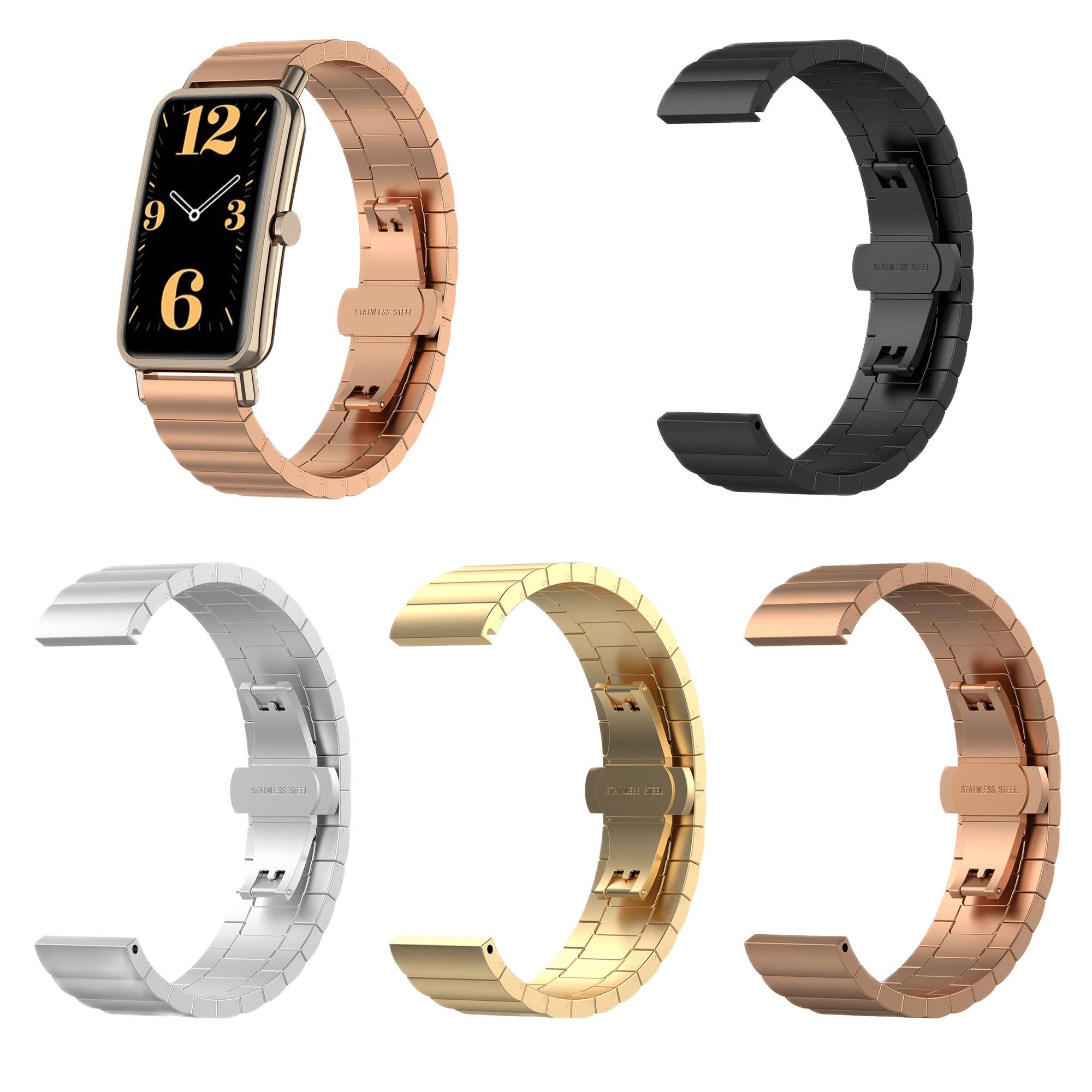 Pulseira de aço inoxidável de  - Timex Watches Smartwatch avaliação e preço