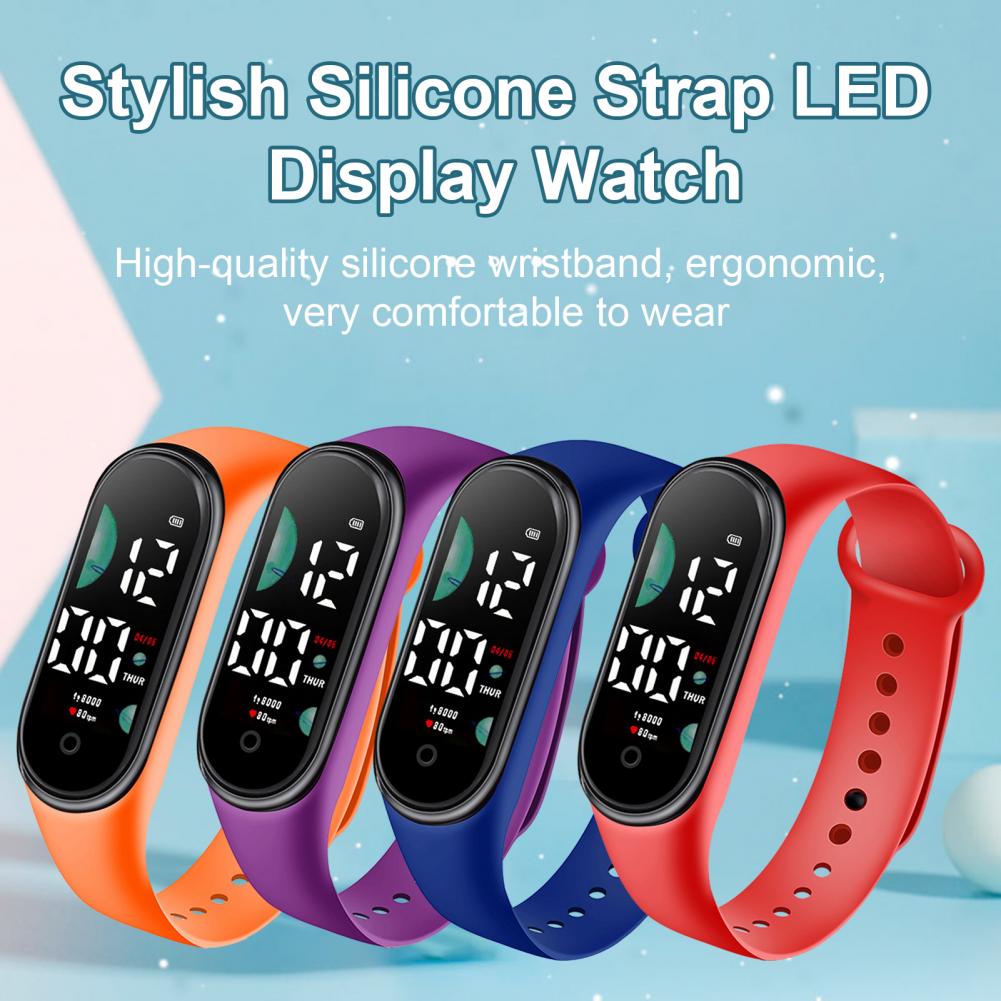 Crianças relógio presente de a - Smartwatch Digital Watches For Kid Girl avaliação e preço