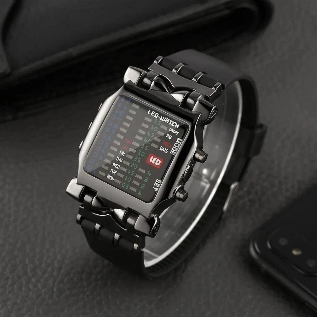 Relógio led binário criativo à - Timex Watches Smartwatch avaliação e preço