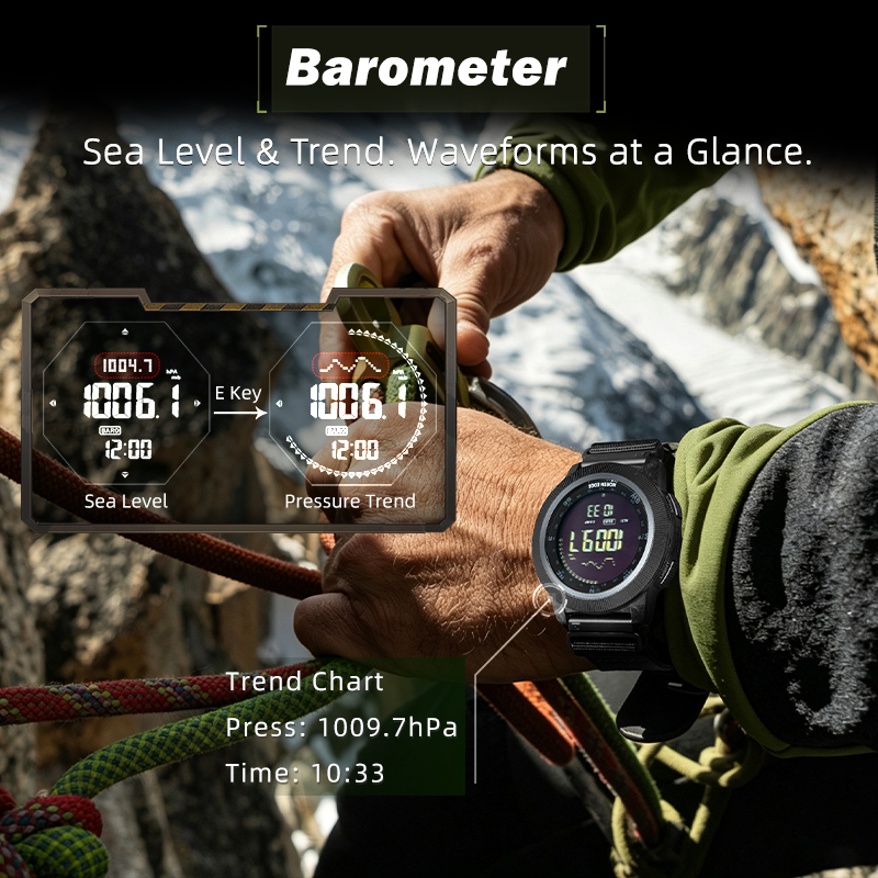 Relógio digital NORTH EDGE APA - Altimeter Compass Watch avaliação e preço