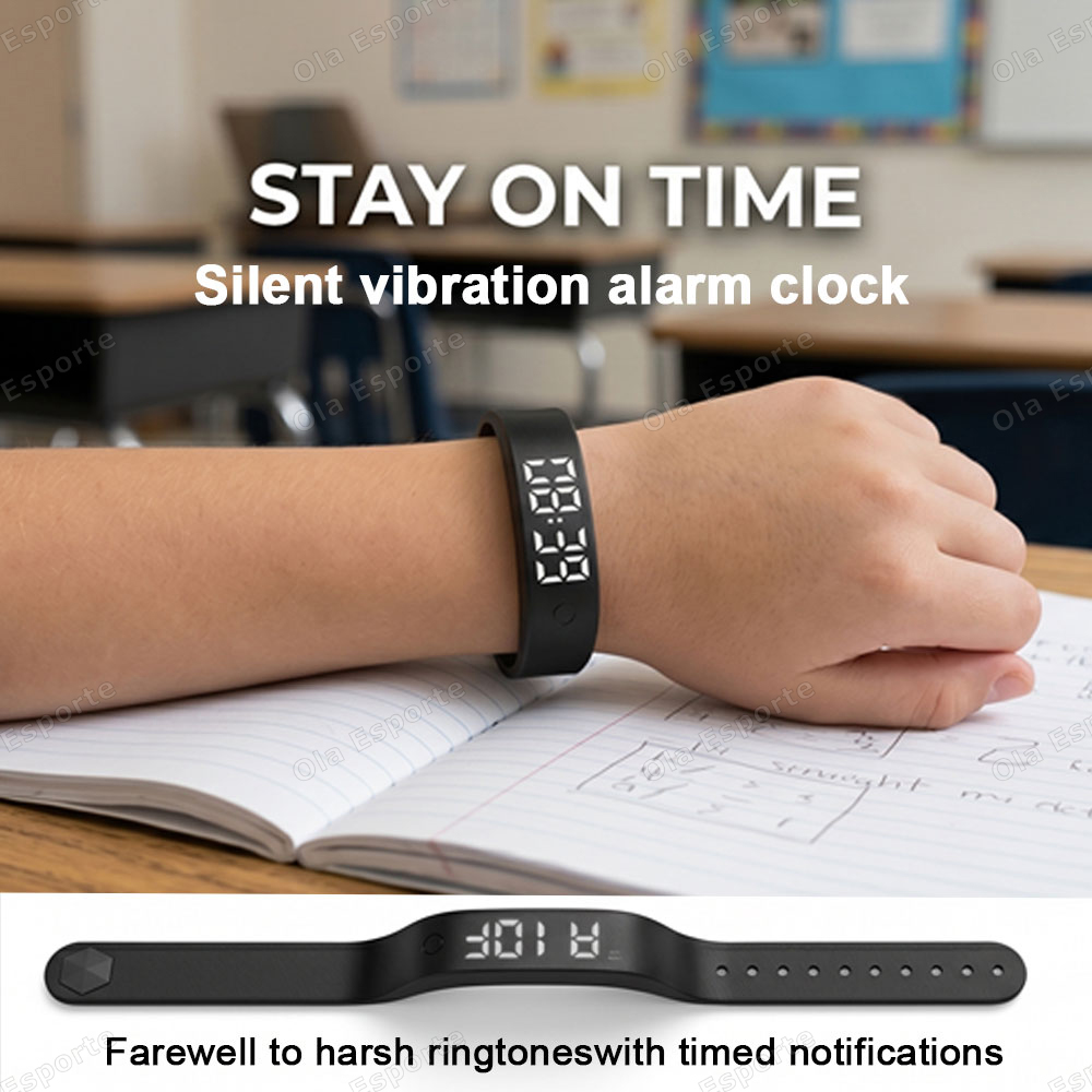 Relógio Despertador Vibratório - Smartwatch Watches For Girls avaliação e preço
